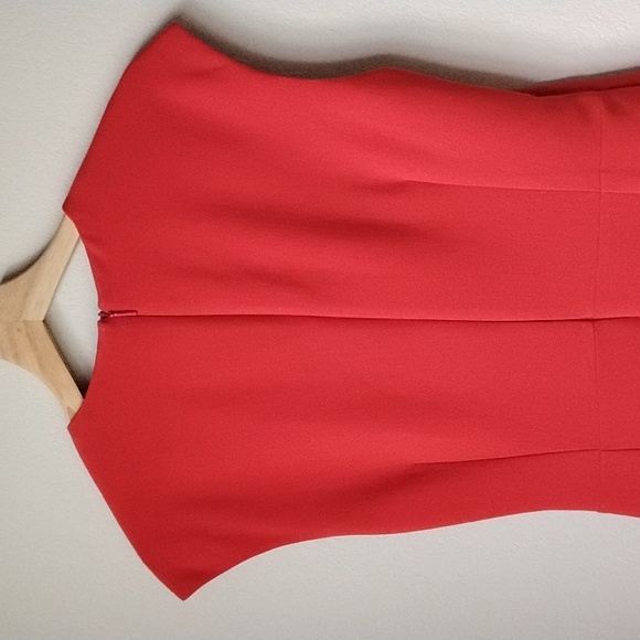 NWT MANGO Vibrant Red Mini Dress - Picture 8 of 16